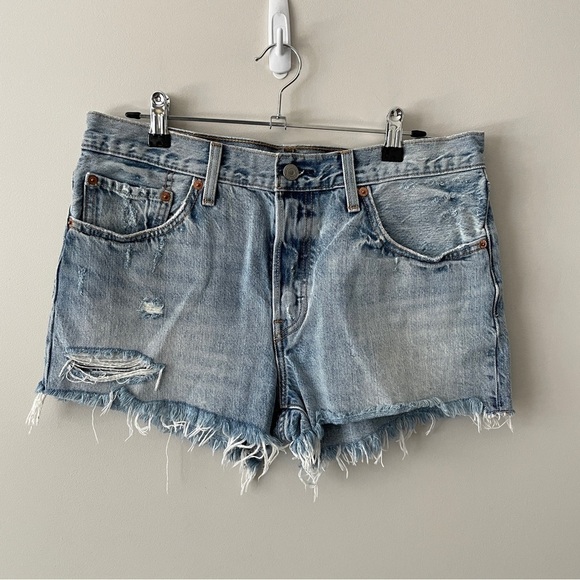 LEVI’S 501 Cutoff Jeans Shorts in Waveline 30 - Picture 2 of 9
